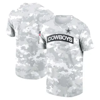 Dallas Cowboys Men's 2024 Salute To Service Big & Tall Performance T-Shirt - White