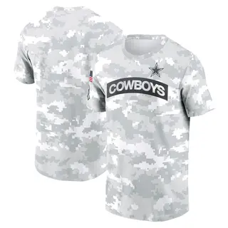 Dallas Cowboys Men's 2024 Salute To Service Performance T-Shirt - Arctic Camo