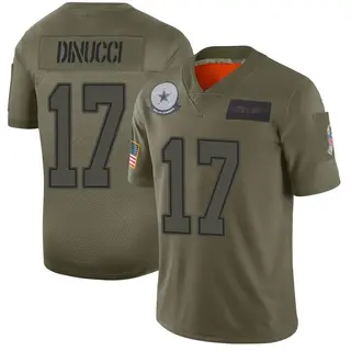 Dallas Cowboys Men's Ben DiNucci Limited 2019 Salute to Service Jersey - Camo