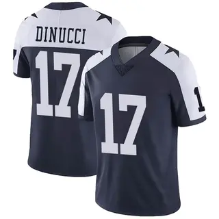 Dallas Cowboys Men's Ben DiNucci Limited Alternate Vapor Untouchable Jersey - Navy