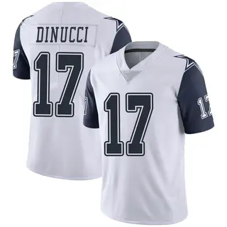 Dallas Cowboys Men's Ben DiNucci Limited Color Rush Vapor Untouchable Jersey - White