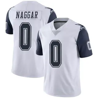 Dallas Cowboys Men's Chris Naggar Limited Color Rush Vapor Untouchable Jersey - White