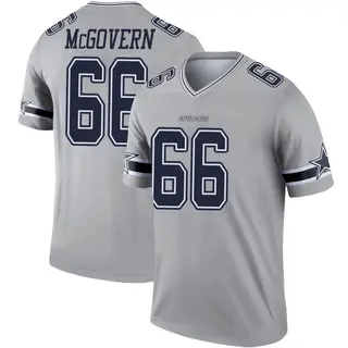 Dallas Cowboys Men's Connor McGovern Legend Inverted Jersey - Gray