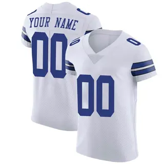 Dallas Cowboys Men's Custom Elite Vapor Untouchable Jersey - White