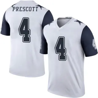 Dallas Cowboys Men's Dak Prescott Legend Color Rush Jersey - White