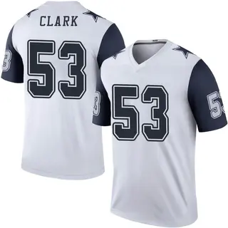 Dallas Cowboys Men's Damone Clark Legend Color Rush Jersey - White