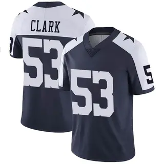 Dallas Cowboys Men's Damone Clark Limited Alternate Vapor Untouchable Jersey - Navy