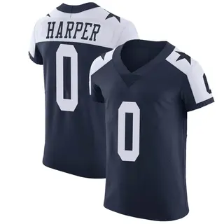 Dallas Cowboys Men's Devin Harper Elite Alternate Vapor Untouchable Jersey - Navy