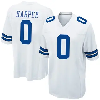 Dallas Cowboys Men's Devin Harper Game Jersey - White