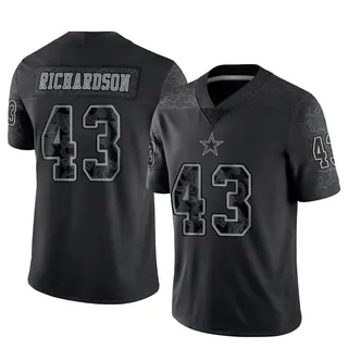 Dallas Cowboys Men's Dominic Richardson Limited Reflective Jersey - Black