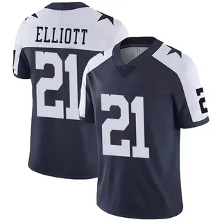 Dallas Cowboys Men's Ezekiel Elliott Limited Alternate Vapor Untouchable Jersey - Navy