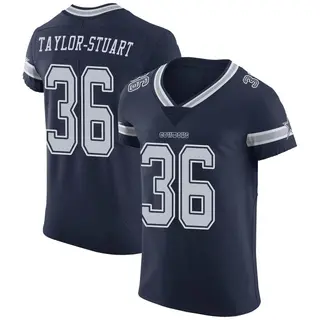 Dallas Cowboys Men's Isaac Taylor-Stuart Elite Team Color Vapor Untouchable Jersey - Navy