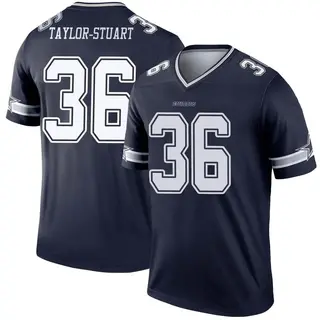 Dallas Cowboys Men's Isaac Taylor-Stuart Legend Jersey - Navy