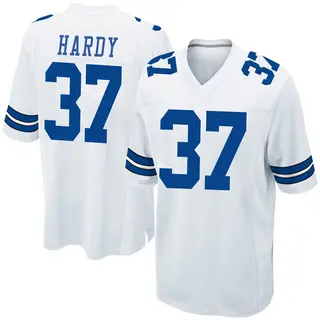 Dallas Cowboys Men's JaQuan Hardy Game Jersey - White