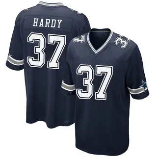 Dallas Cowboys Men's JaQuan Hardy Game Team Color Jersey - Navy