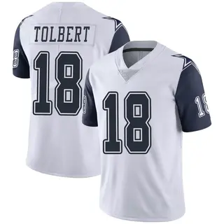 Dallas Cowboys Men's Jalen Tolbert Limited Color Rush Vapor Untouchable Jersey - White