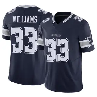 Dallas Cowboys Men's Javonte Williams Limited Vapor F.U.S.E. Jersey - Navy