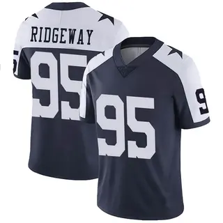 Dallas Cowboys Men's John Ridgeway Limited Alternate Vapor Untouchable Jersey - Navy