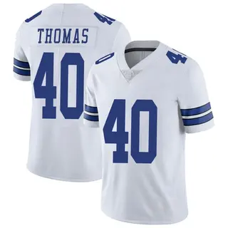 Dallas Cowboys Men's Juanyeh Thomas Limited Vapor Untouchable Jersey - White