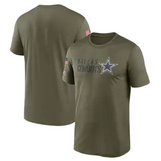 Dallas Cowboys Men's Legend 2022 Salute to Service Team T-Shirt - Olive