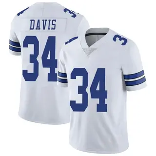 Dallas Cowboys Men's Malik Davis Limited Vapor Untouchable Jersey - White