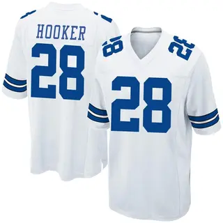 Dallas Cowboys Men's Malik Hooker Game Jersey - White