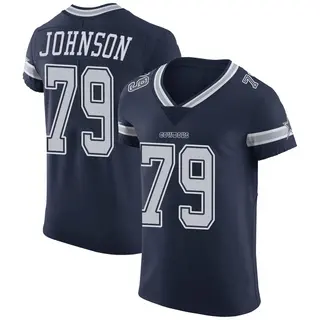 Dallas Cowboys Men's Marcellus Johnson Elite Team Color Vapor Untouchable Jersey - Navy