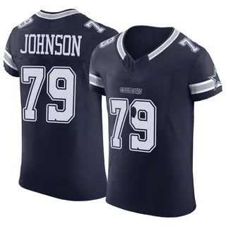 Dallas Cowboys Men's Marcellus Johnson Elite Vapor F.U.S.E. Jersey - Navy
