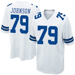 Dallas Cowboys Men's Marcellus Johnson Game Jersey - White