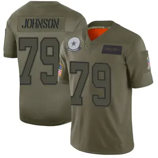 Dallas Cowboys Men's Marcellus Johnson Limited 2019 Salute to Service Jersey - Camo