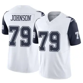 Dallas Cowboys Men's Marcellus Johnson Limited 2nd Alternate Vapor F.U.S.E. Jersey - White
