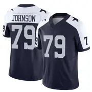 Dallas Cowboys Men's Marcellus Johnson Limited Alternate Vapor F.U.S.E. Jersey - Navy
