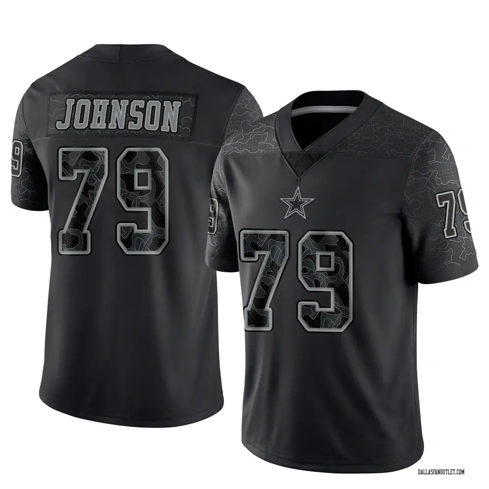 Dallas Cowboys Men's Marcellus Johnson Limited Reflective Jersey - Black