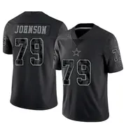Dallas Cowboys Men's Marcellus Johnson Limited Reflective Jersey - Black
