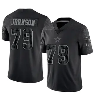Dallas Cowboys Men's Marcellus Johnson Limited Reflective Jersey - Black