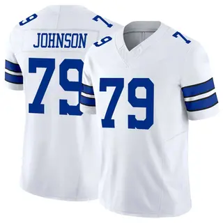 Dallas Cowboys Men's Marcellus Johnson Limited Vapor F.U.S.E. Jersey - White