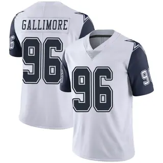 Dallas Cowboys Men's Neville Gallimore Limited Color Rush Vapor Untouchable Jersey - White