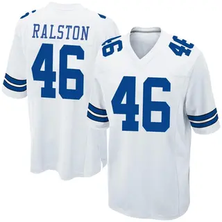 Dallas Cowboys Men's Nick Ralston Game Jersey - White