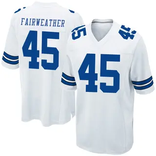 Dallas Cowboys Men's Rivaldo Fairweather Game Jersey - White