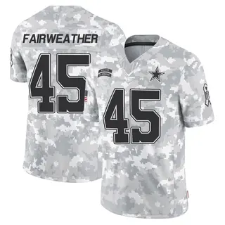 Dallas Cowboys Men's Rivaldo Fairweather Limited 2024 Salute to Service Jersey - Arctic Camo