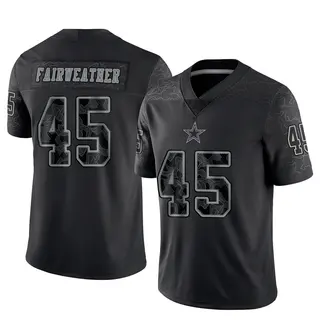 Dallas Cowboys Men's Rivaldo Fairweather Limited Reflective Jersey - Black