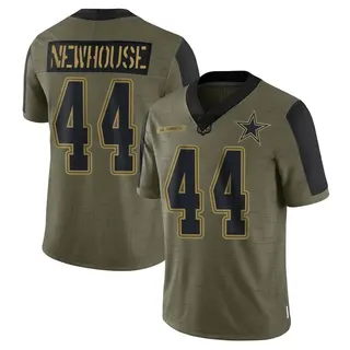 Dallas Cowboys Men's Robert Newhouse Limited 2021 Salute To Service Jersey - Olive