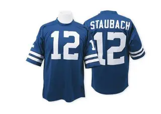 Dallas Cowboys Men's Roger Staubach Authentic Throwback Jersey - Navy Blue