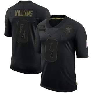 Dallas Cowboys Men's Sam Williams Limited 2020 Salute To Service Jersey - Black