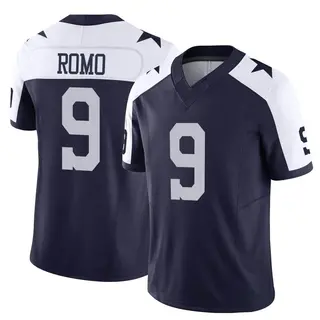 Dallas Cowboys Men's Tony Romo Limited Alternate Vapor F.U.S.E. Jersey - Navy
