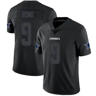 Dallas Cowboys Men's Tony Romo Limited Jersey - Black Impact