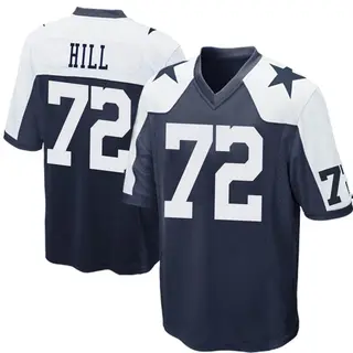 Dallas Cowboys Men's Trysten Hill Game Throwback Jersey - Navy Blue