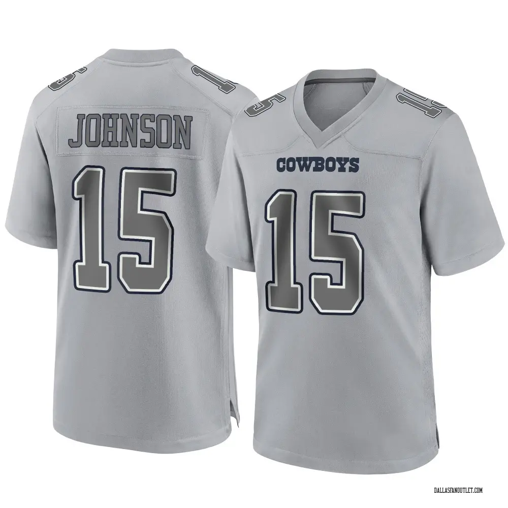 Dallas Cowboys Men's Tyler Johnson Game Atmosphere Fashion Jersey - Gray