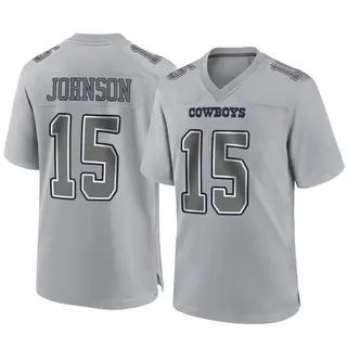 Dallas Cowboys Men's Tyler Johnson Game Atmosphere Fashion Jersey - Gray