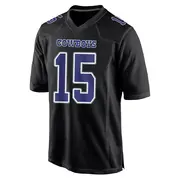 Dallas Cowboys Men's Tyler Johnson Game Carbon Fashion Jersey - Black